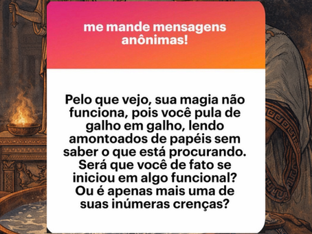 A BUSCA DO MAGO NÃO É DISPERSÃO, É INICIAÇÃO