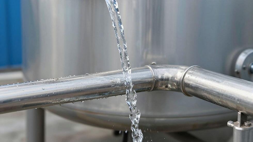 Operación de suministro de agua para servicios