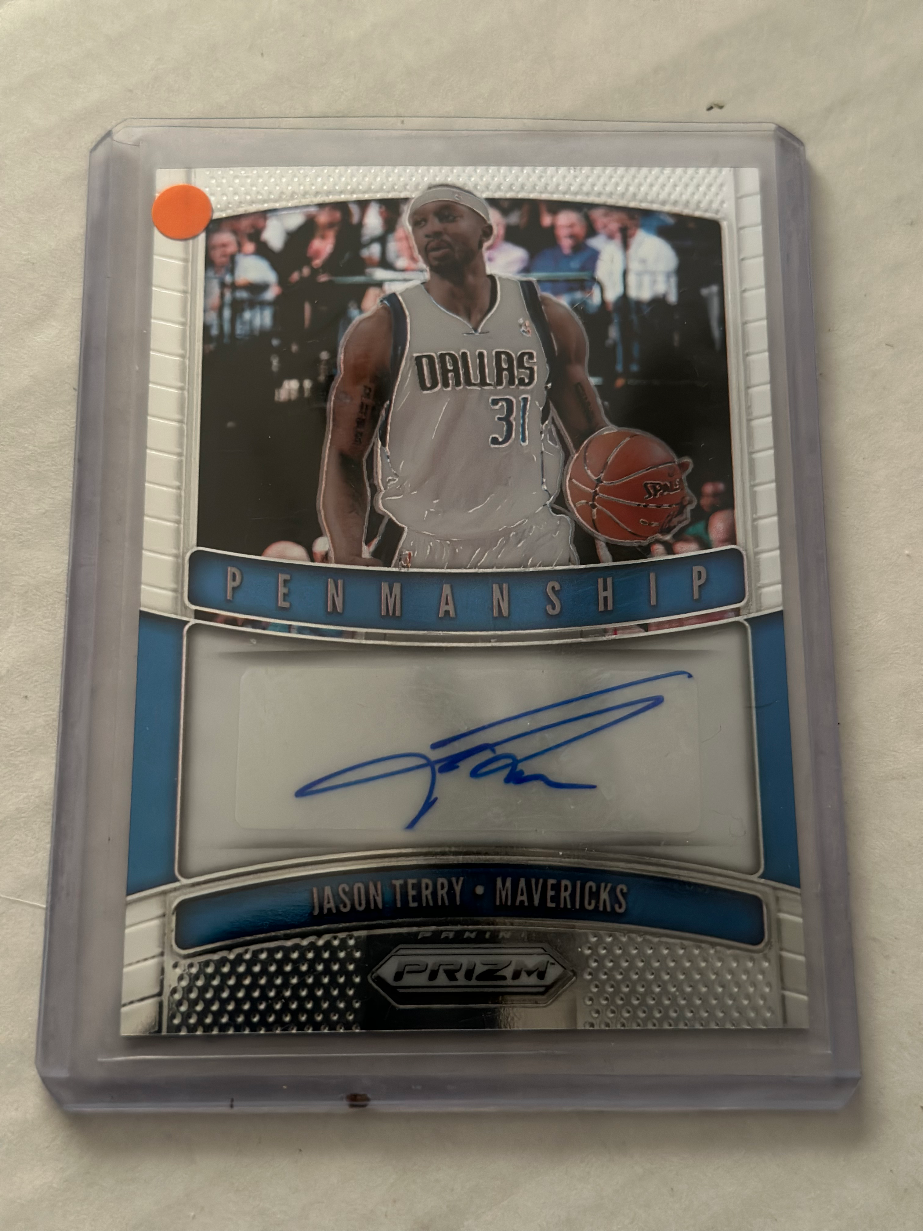 Jason Terry Autographed 2019-2020 Panini Prizm Card 