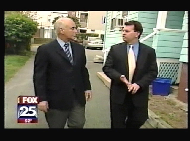 Tom Shamshak and Fox25's Bob Ward
