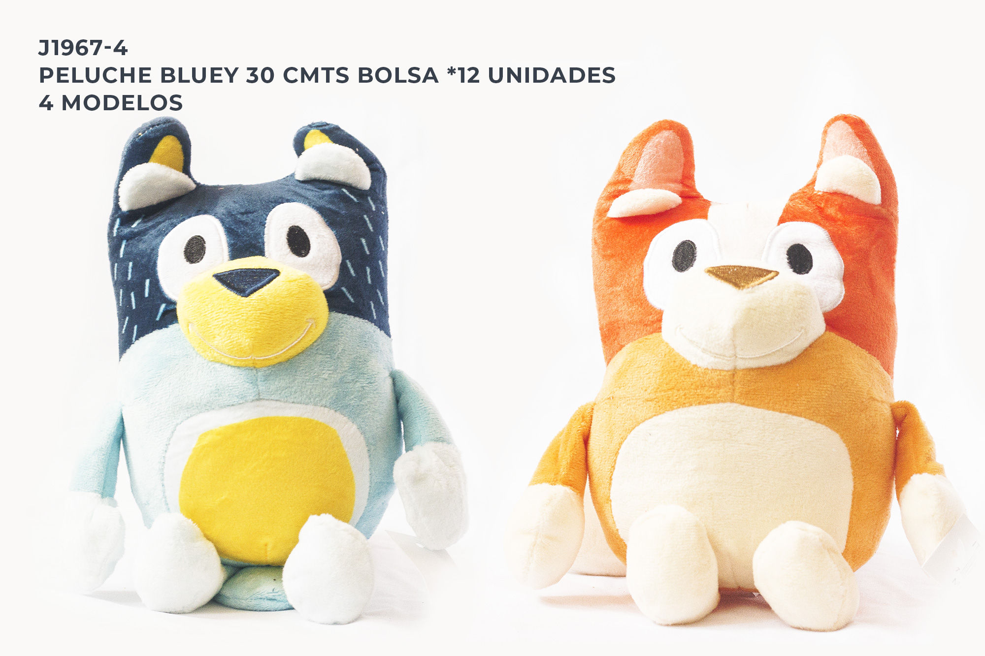 Peluche Bluey 30Cmts. Bolsa *12 Unidades