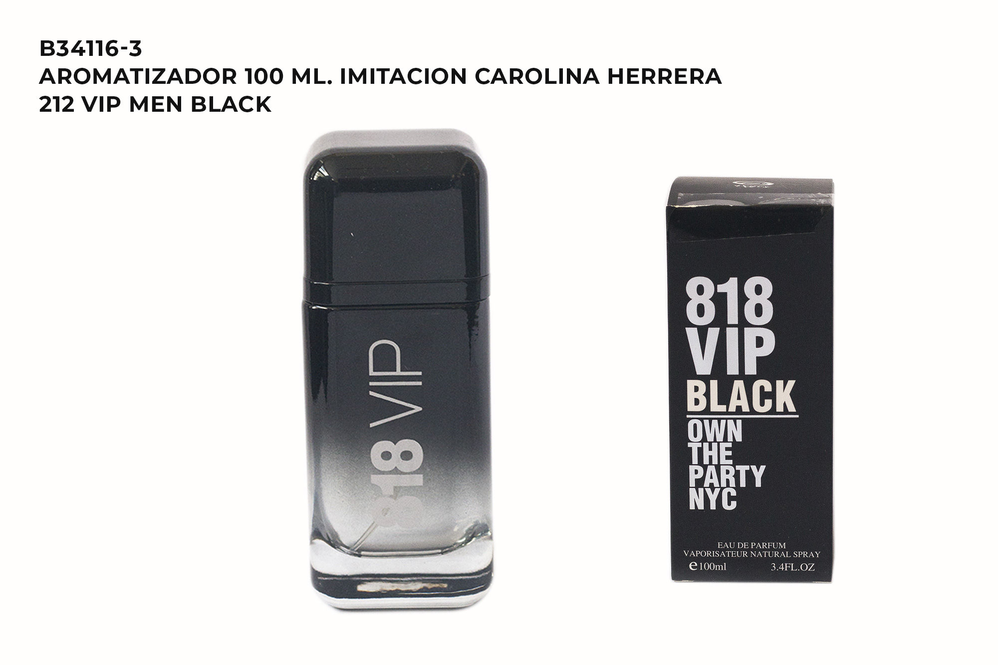 Perfume Carolina Herrera 212 Vip Men en caja 80ml