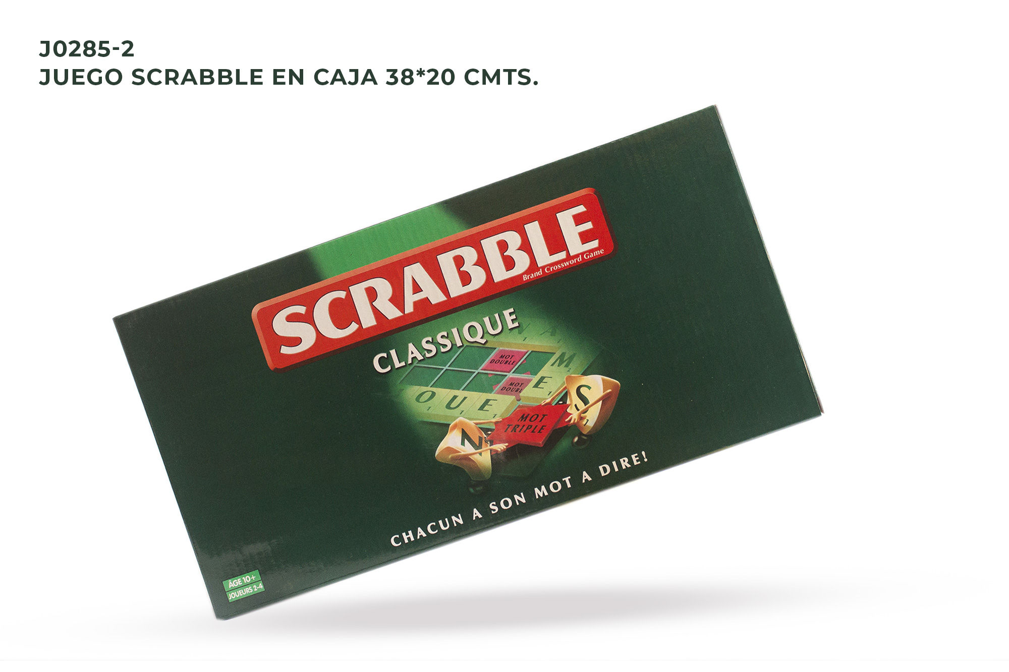 Juego "Scrabble" en Caja 38*20 cmts.