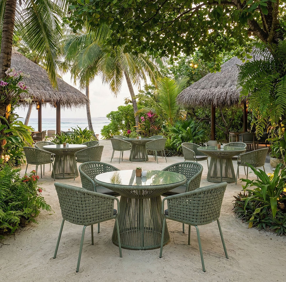 Thumbnail: Basket dining set