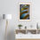 Miniatura: Golden Plume Dreams - Premium Wooden Framed Poster