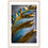 Miniatura: Golden Plume Dreams - Premium Wooden Framed Poster