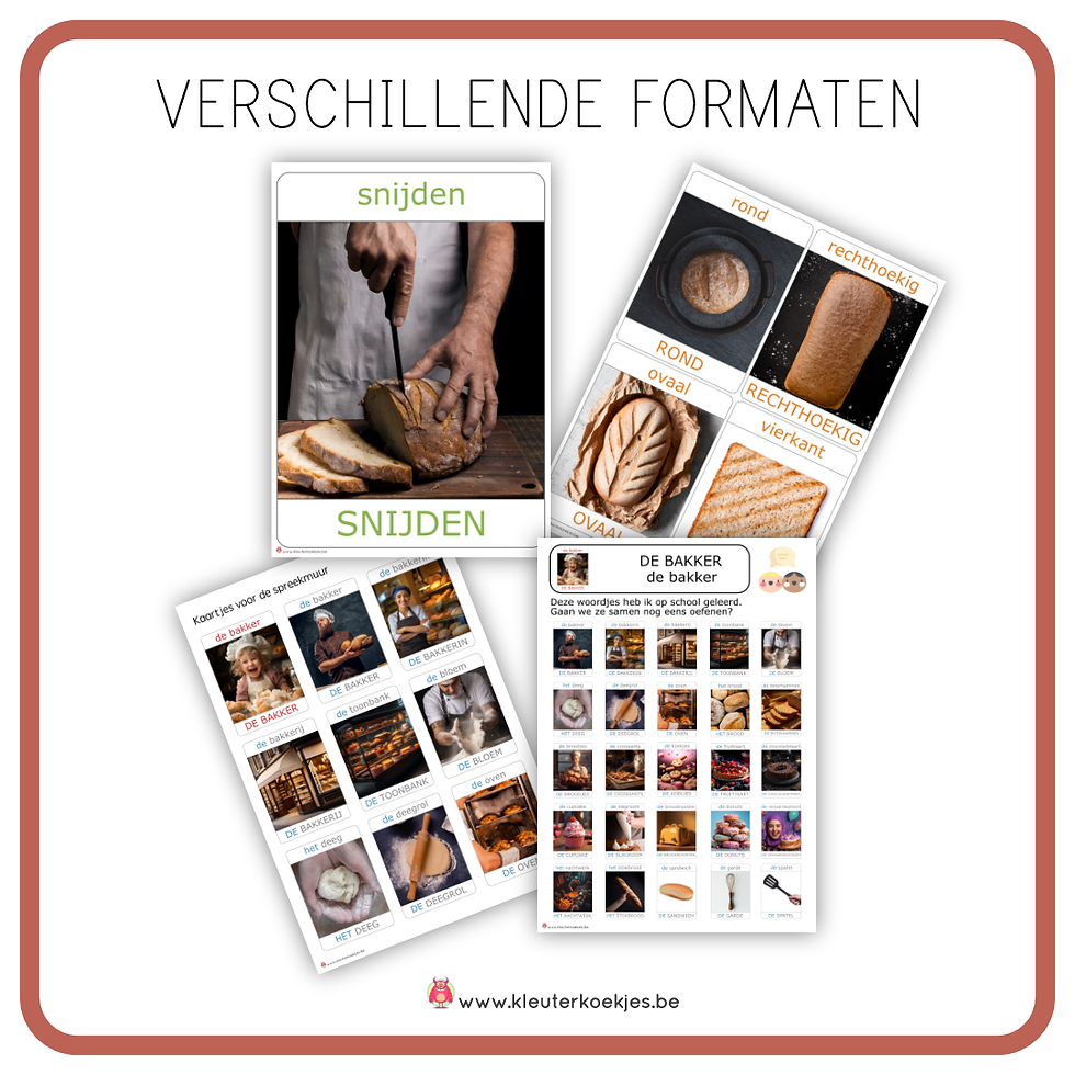 Thumbnail: WOORD - FOTOKAARTEN "DE BAKKER"