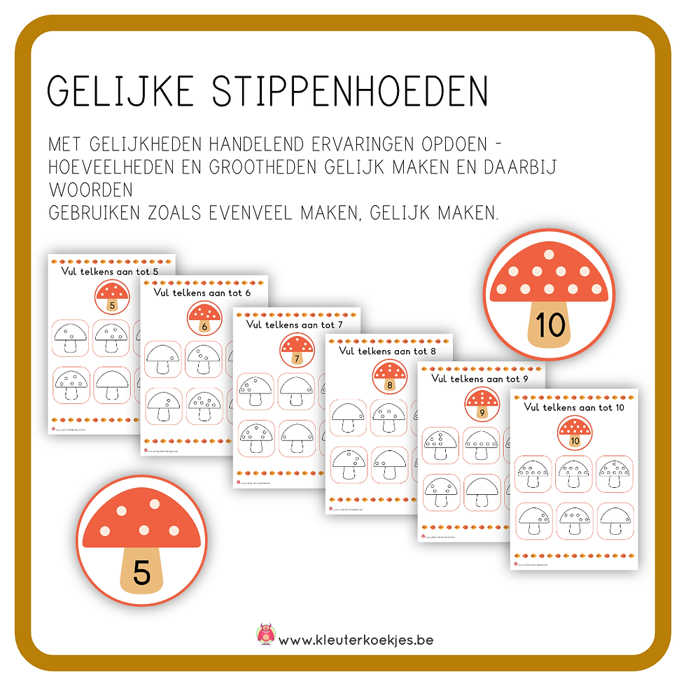 Thumbnail: WISKUNDIG HERFSTFEEST - Wiskundige Bundel voor Oudste Kleuters