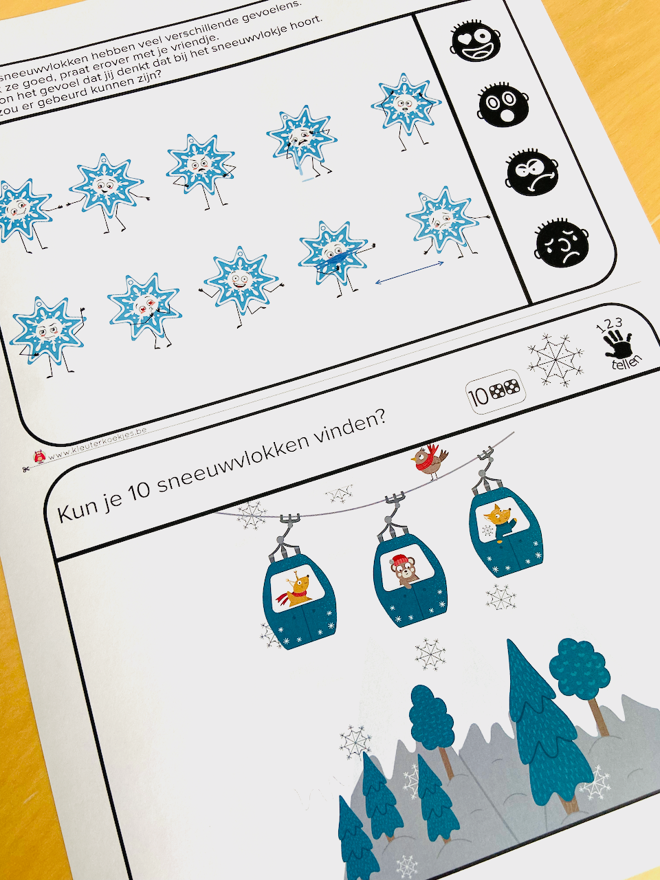Thumbnail: WACHTKAARTEN "WINTER"! Geef de kinderen iets te doen tijdens het wachten!