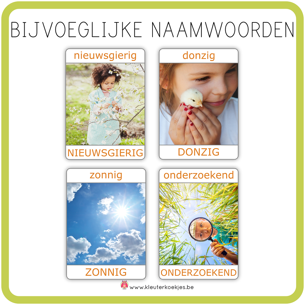 Thumbnail: WOORD - FOTOKAARTEN "LENTE/PASEN"