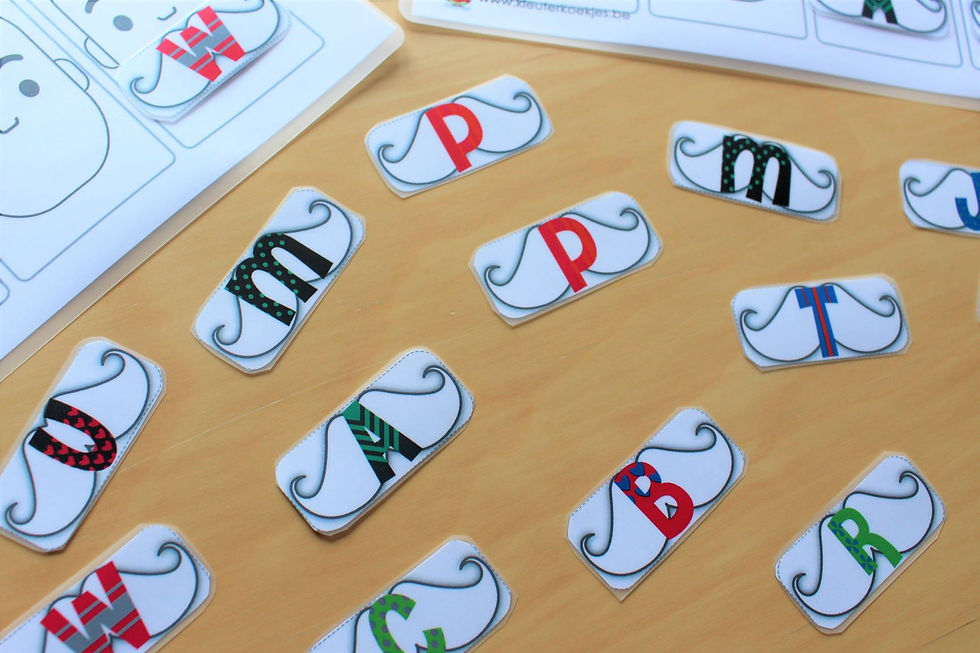 Thumbnail: MOUSTACHE MANIA: Snorren matchen in 5 differentiatie