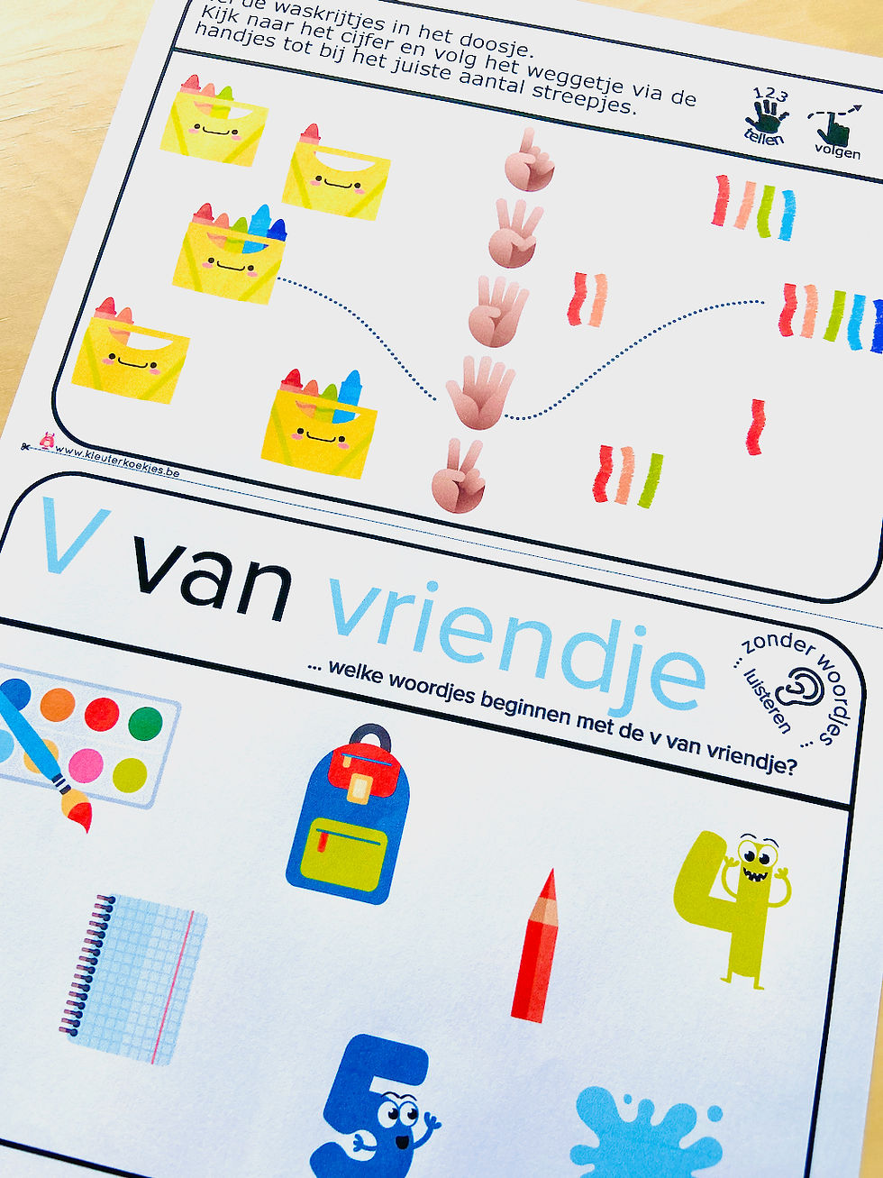 Thumbnail: WACHTKAARTEN "DE SCHOOL"! Geef de kinderen iets te doen tijdens het wachten!