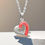 Thumbnail: Half Heart Memorial Necklace