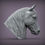 Thumbnail: Unhaltered Horse Bust