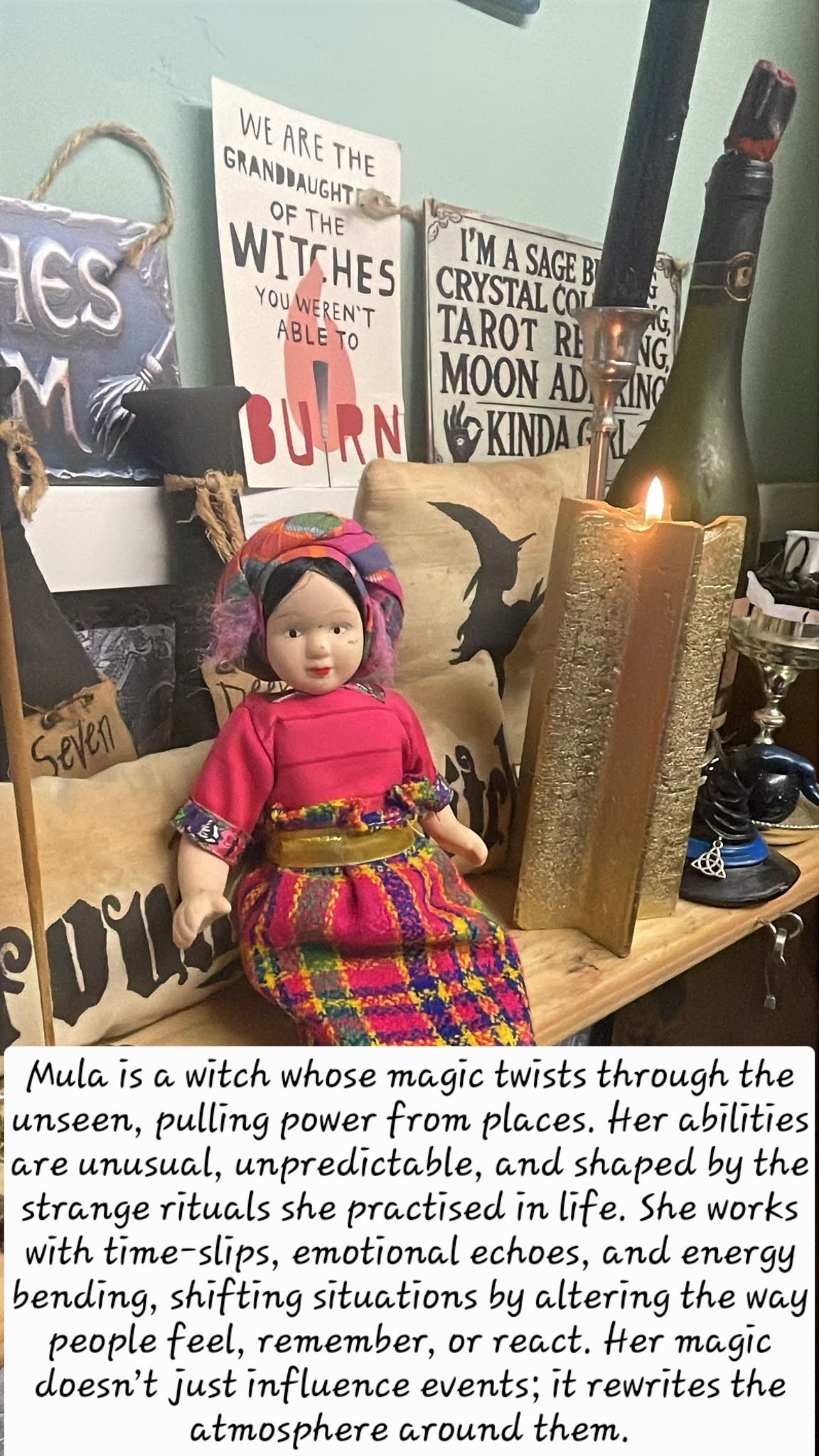 Mula. Witch Spirit.