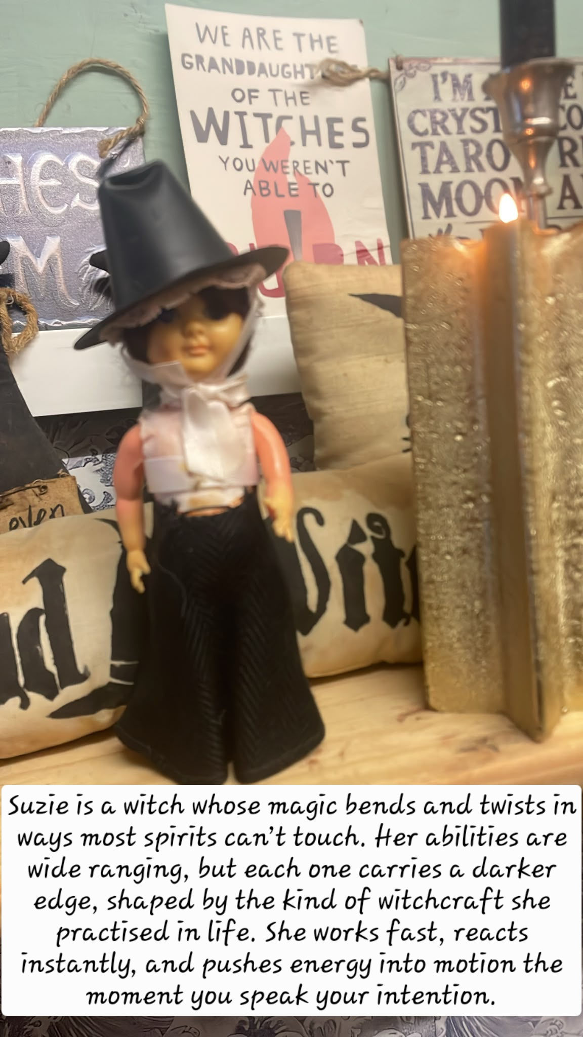 Suzie. Witch Spirit.