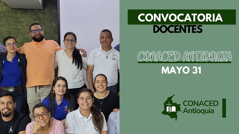 Convocatoria para docentes Conaced Antioquia