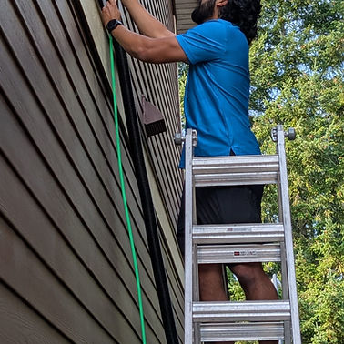 Dryer vent cleaning by Exclusive Power Washing