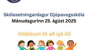 Skólasetning 25. ágúst 2025