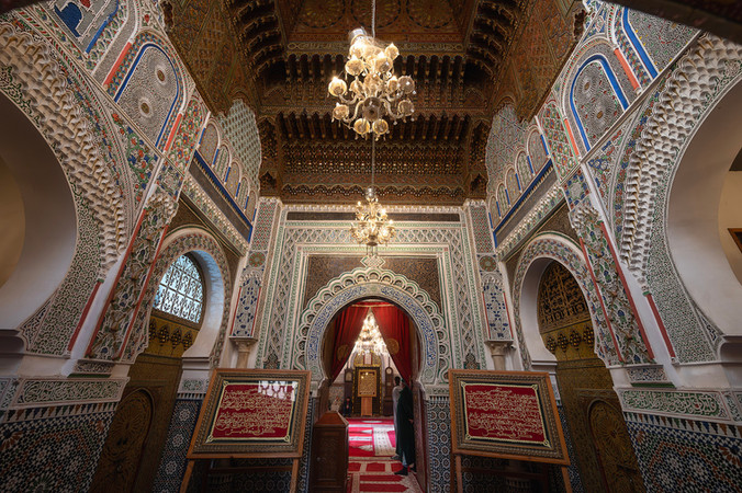 Mausoleum of Moulay Idriss II fes morocco เฟส โมร็อกโก