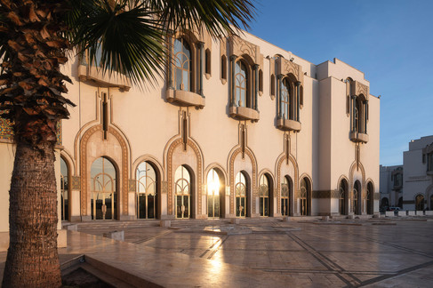 Hassan II Mosque sunset casablanca morocco