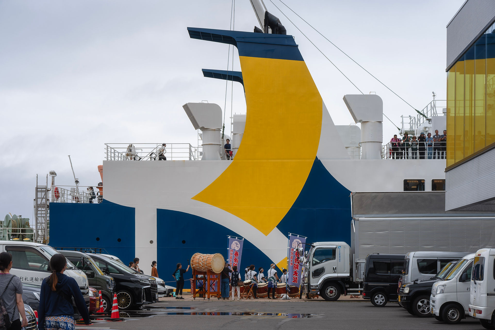 Oshidomari Port Ferry Terminal rishiri island hokkaido