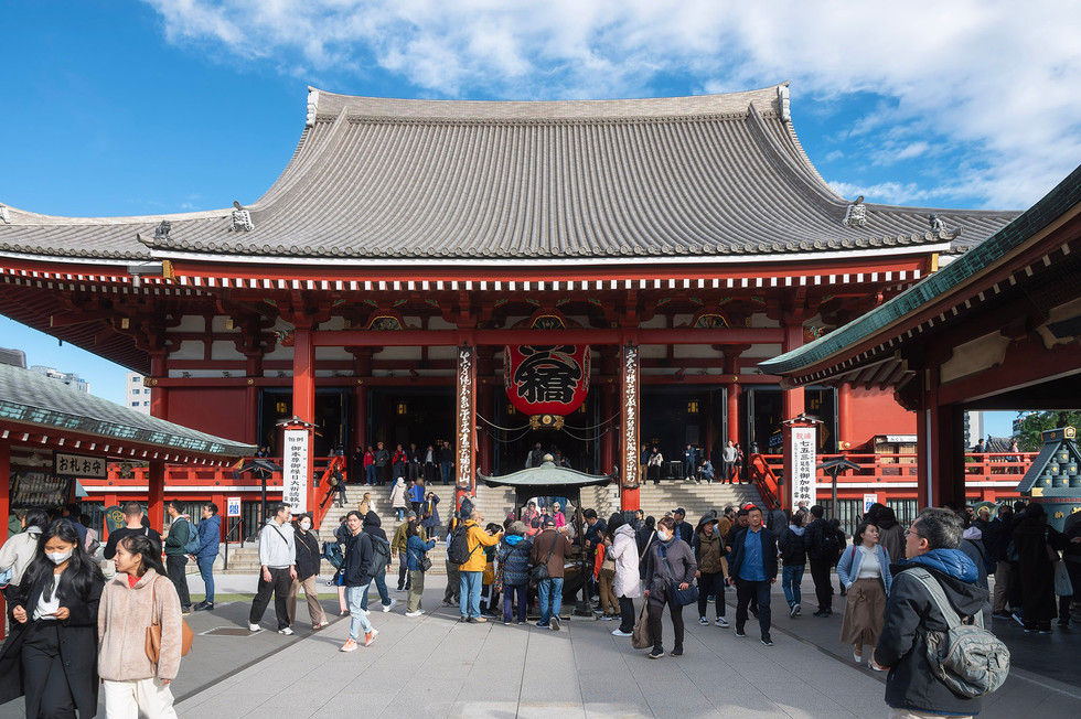 วัดเซ็นโซจิ โตเกียว ญี่ปุ่น Senso-ji tokyo japan
