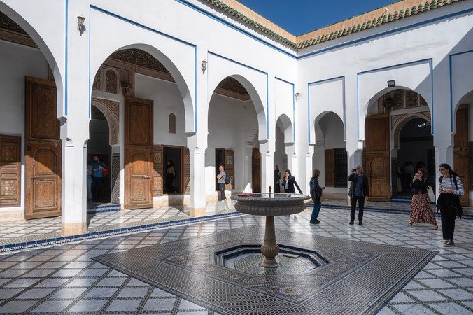 bahia palace marrakesh morocco มาร์ราเกช โมร็อกโก