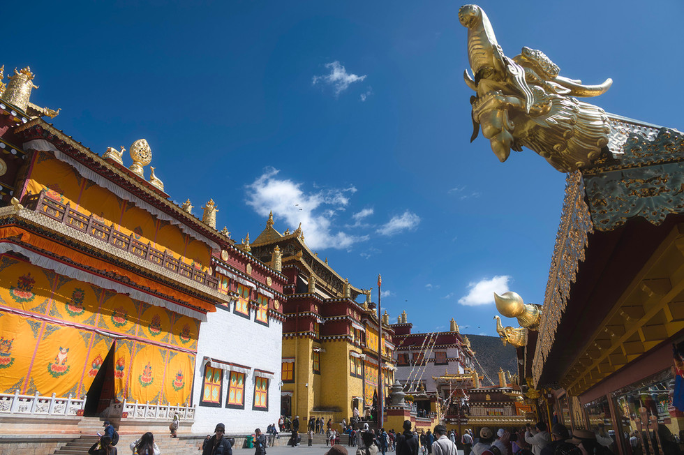 วัดลามะซงจ้านหลิน แชงกรีล่า songjanlin temple shangri-la