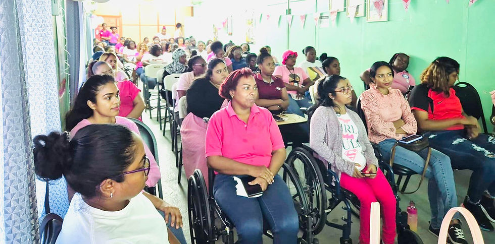 Lotus Cancer Initiative Inc. Promotes Breast Cancer Awareness at Guyana Power and Light