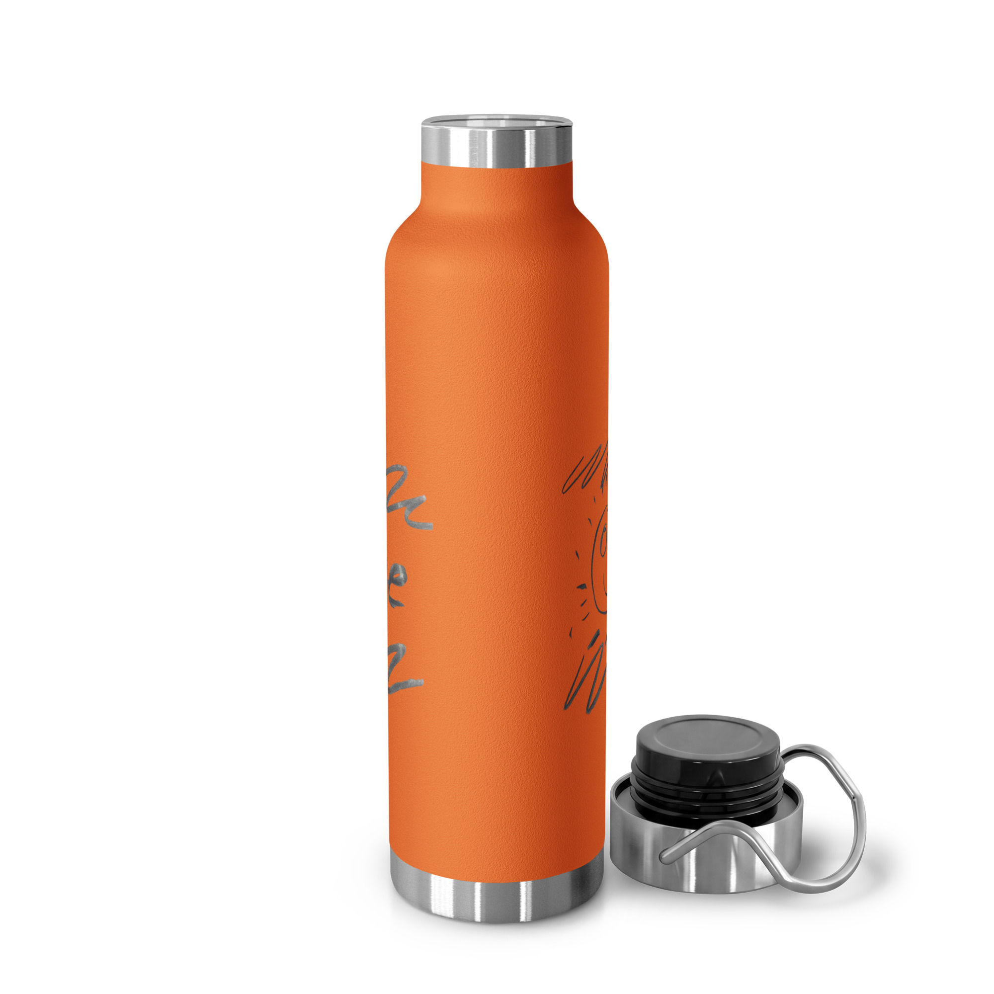 Medes Group Premium Thermo-Trinkflasche Eight Orange