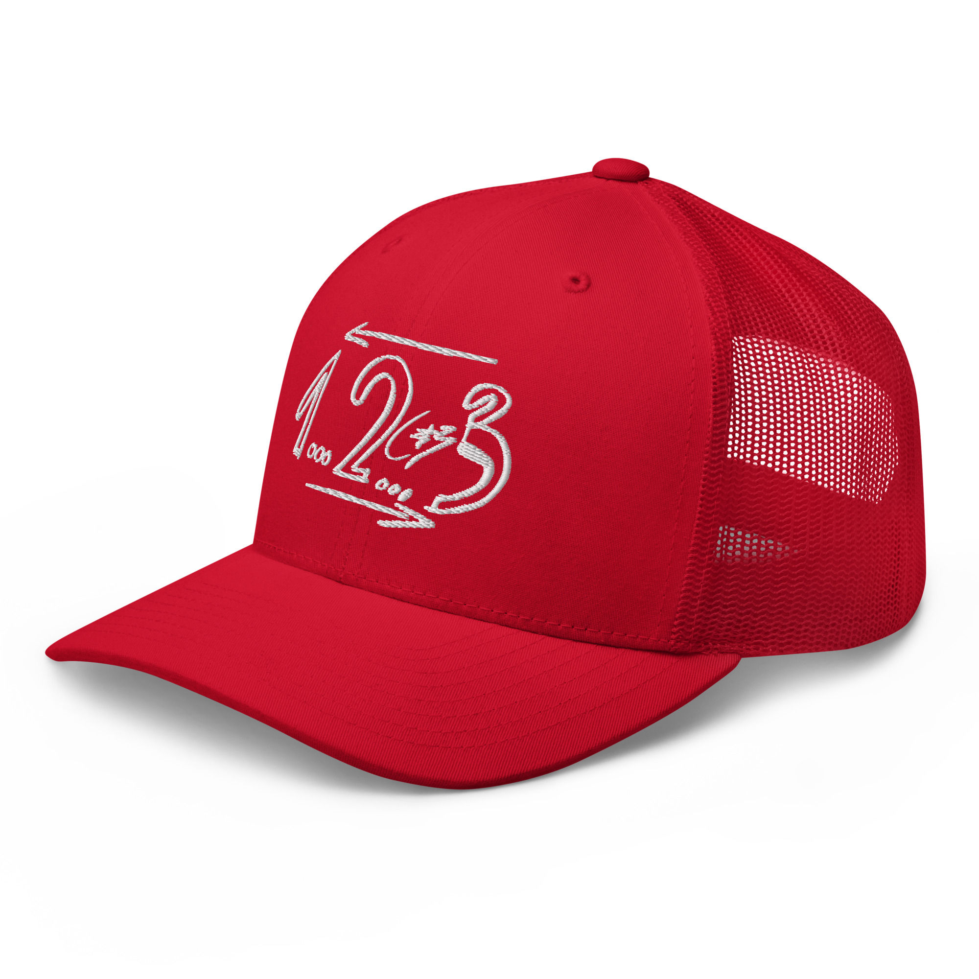 Medes Group Trucker Cap one Red