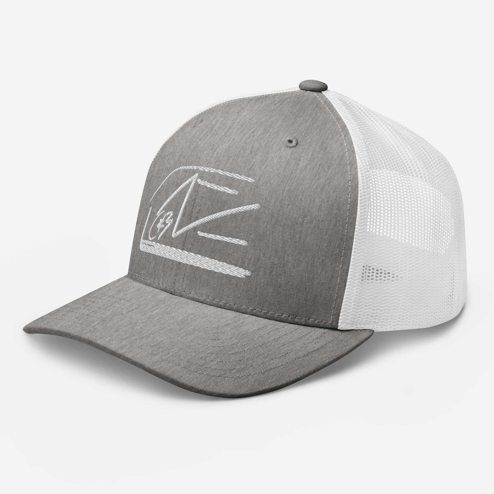 Medes Group Trucker Cap four Heather/ White