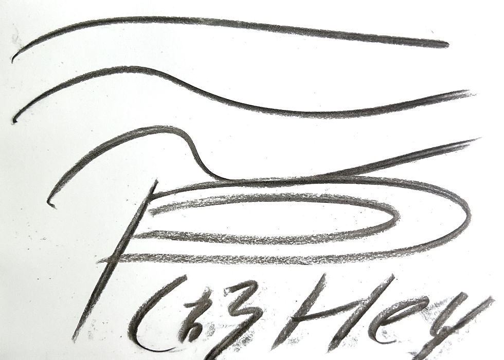 neue Welle Zeichnung by Michail