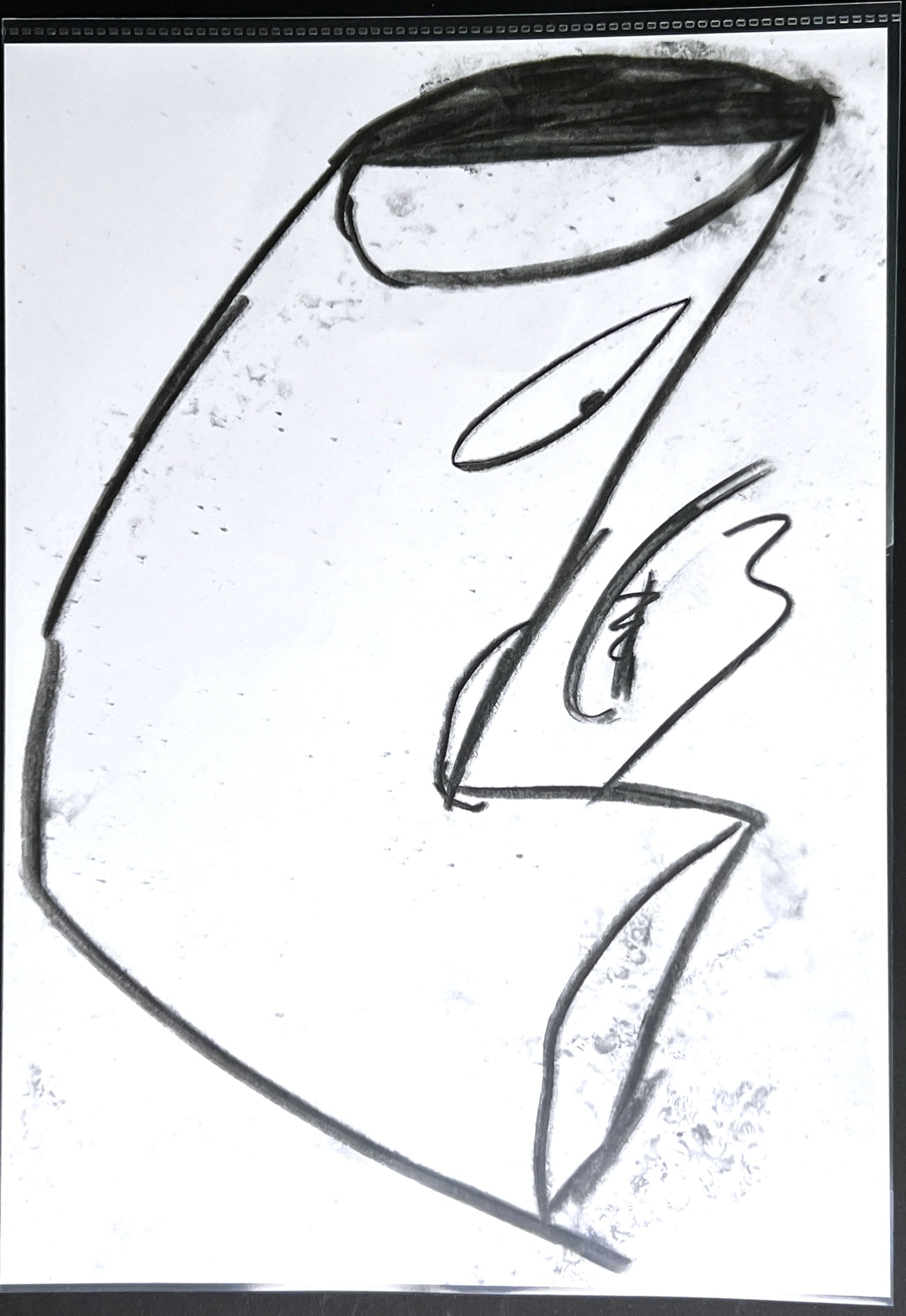 lachende Socke Zeichnung by Michail