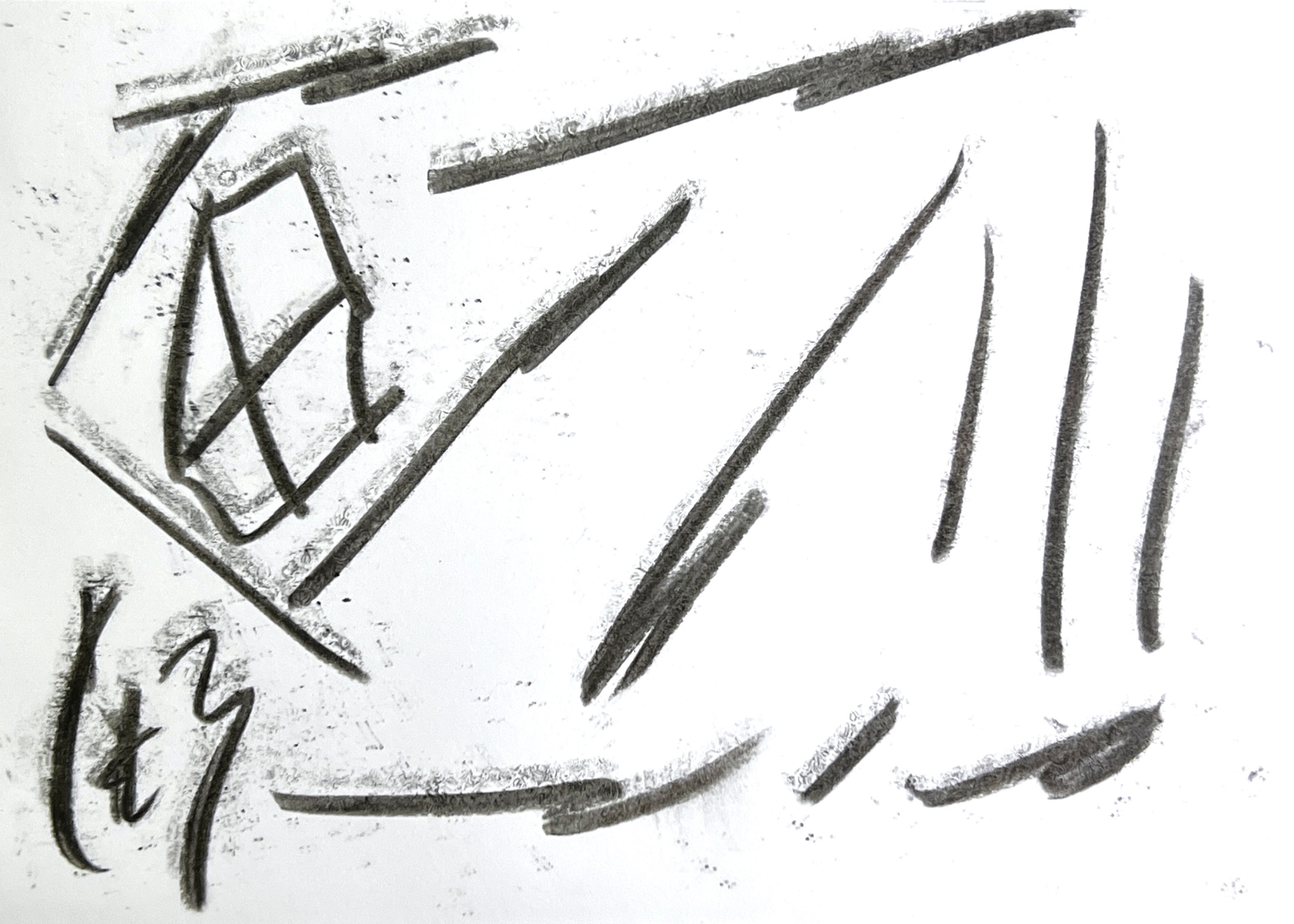 3 Striche und 4 Zeichnung by Michail