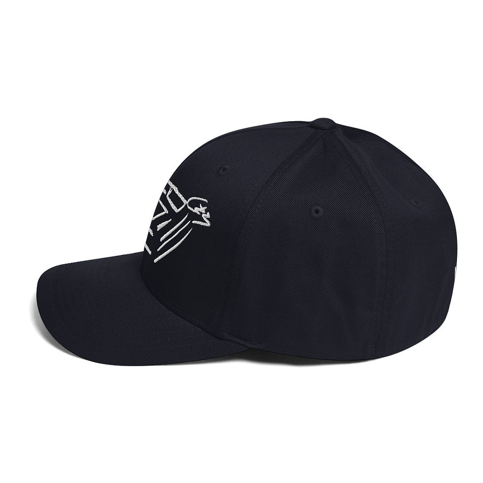 Medes Group strukturierte Cord-Cap three Dark Navy