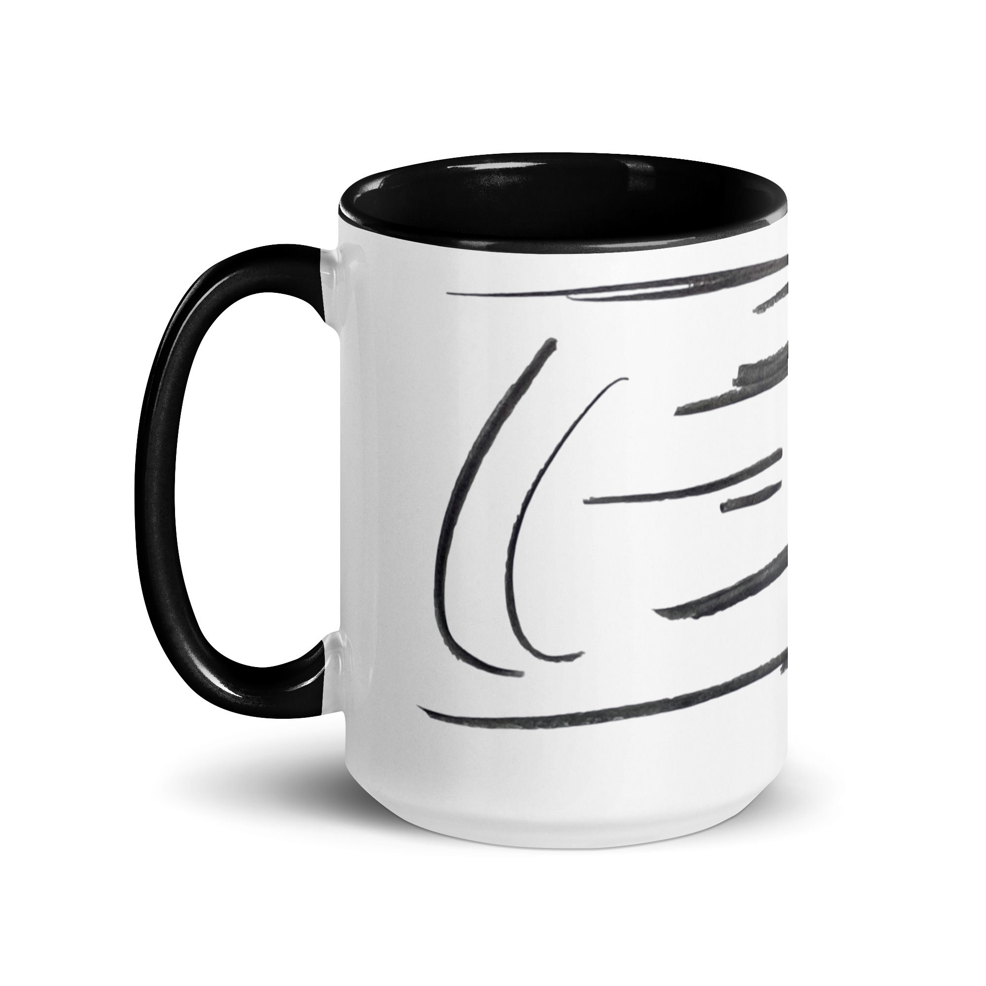 Medes Group color white Mug three 300ml Black
