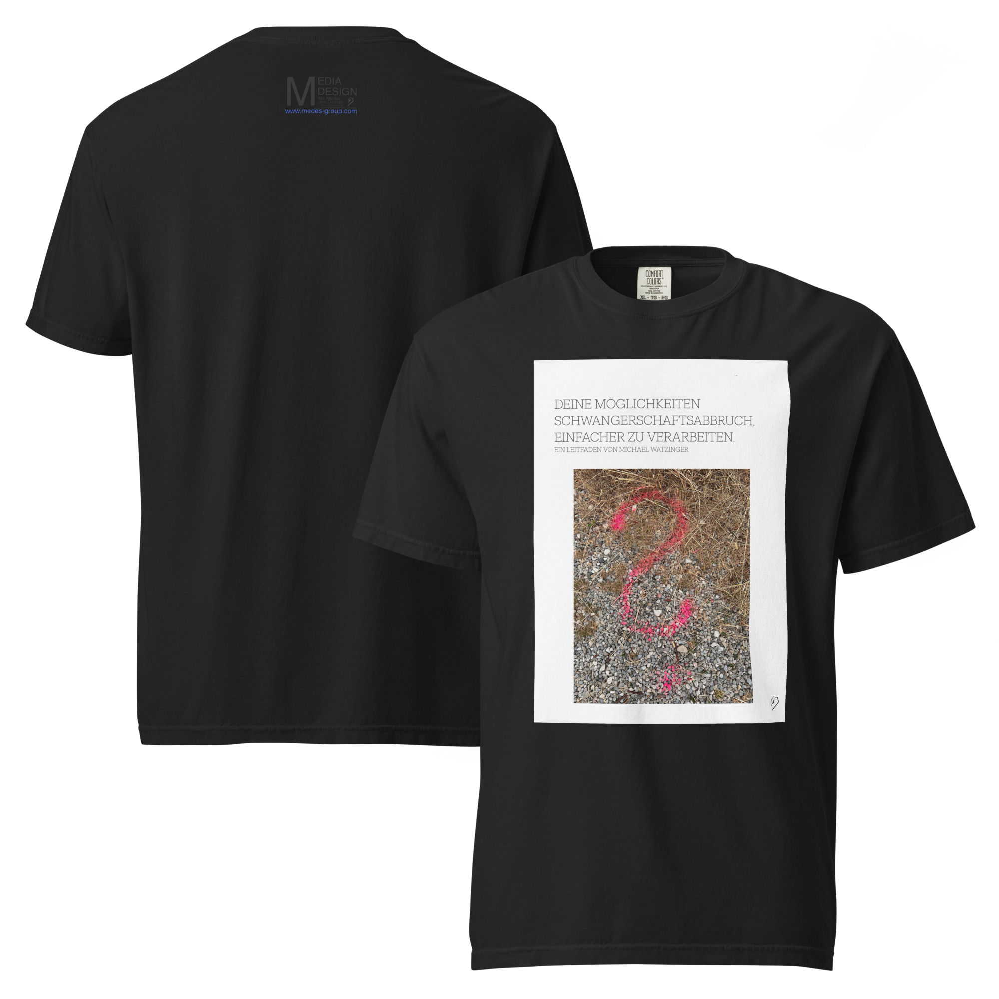 Medes Group Comfort Colors four Unisex T-Shirt Black