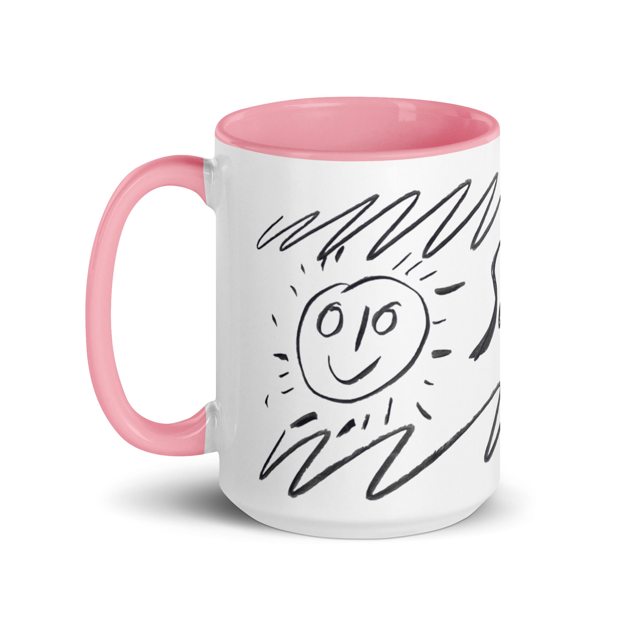 Medes Group color white Mug two 300ml Pink