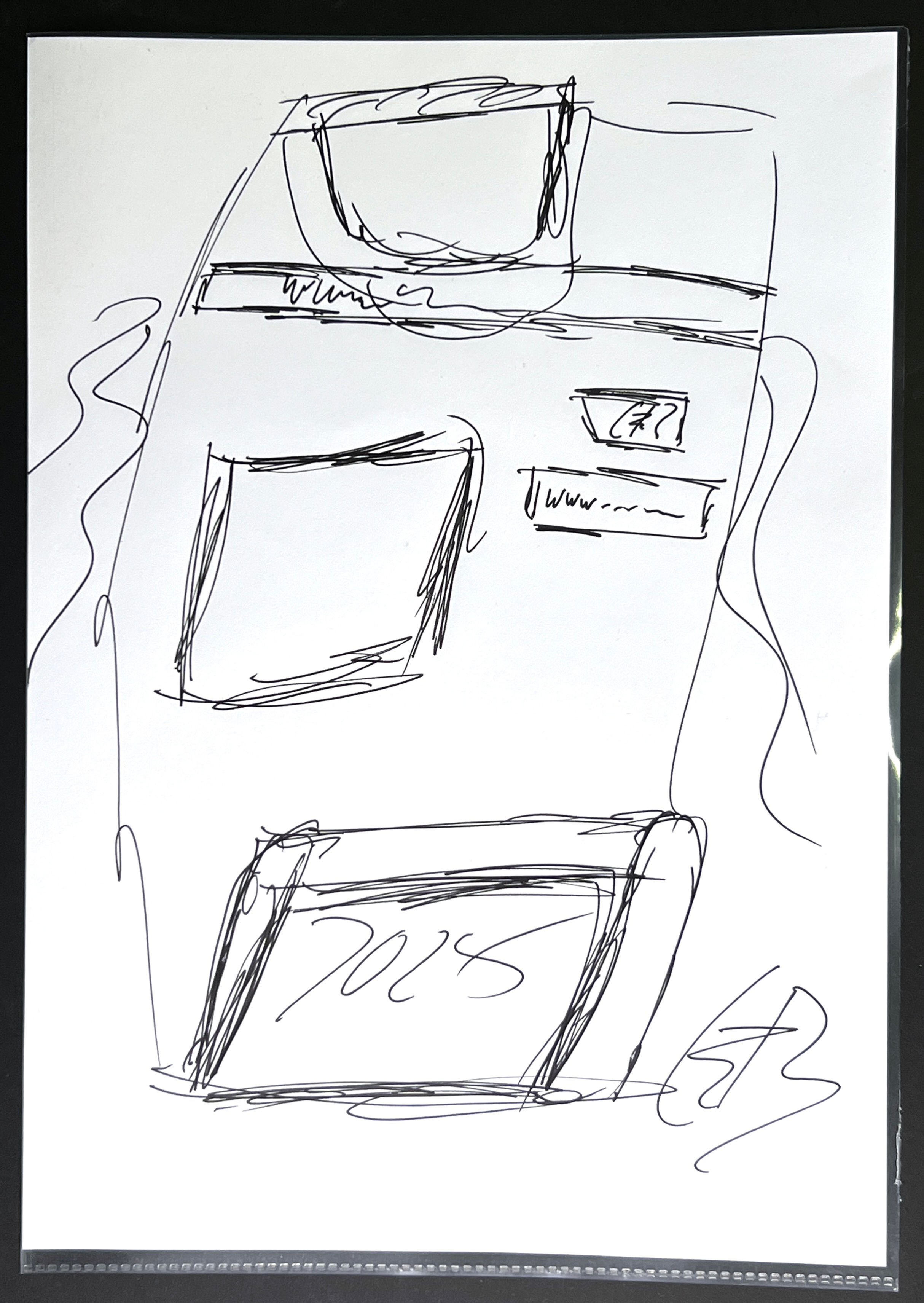 Flyer Zeichnung by Michail