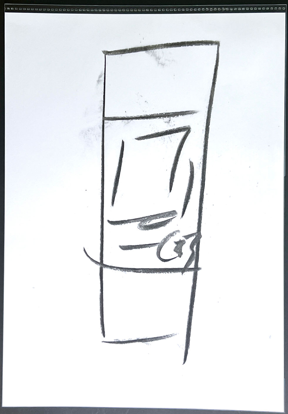 4er im Quadrat Zeichnung by Michail