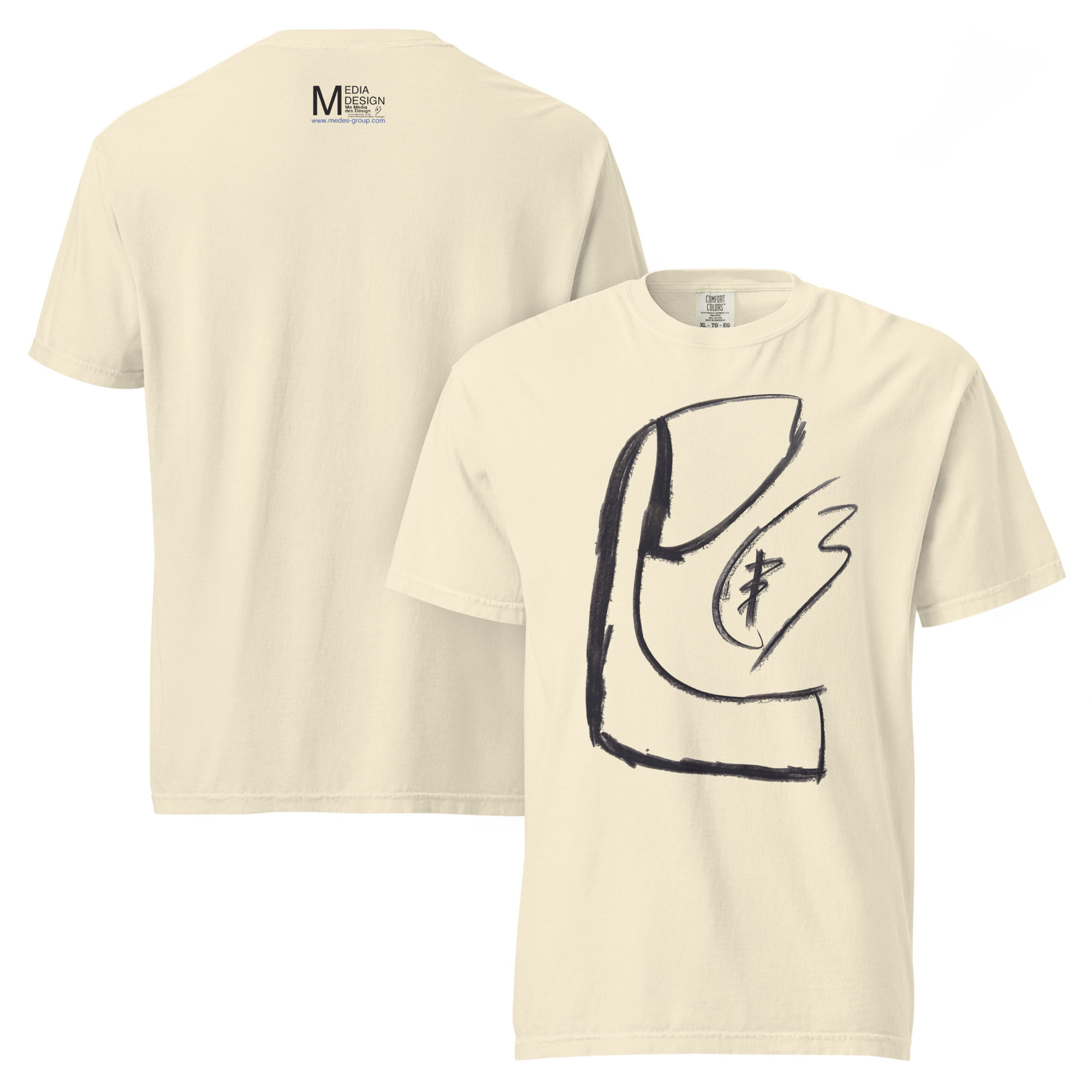 Medes Group Comfort Colors seventeen Unisex T-Shirt ivory