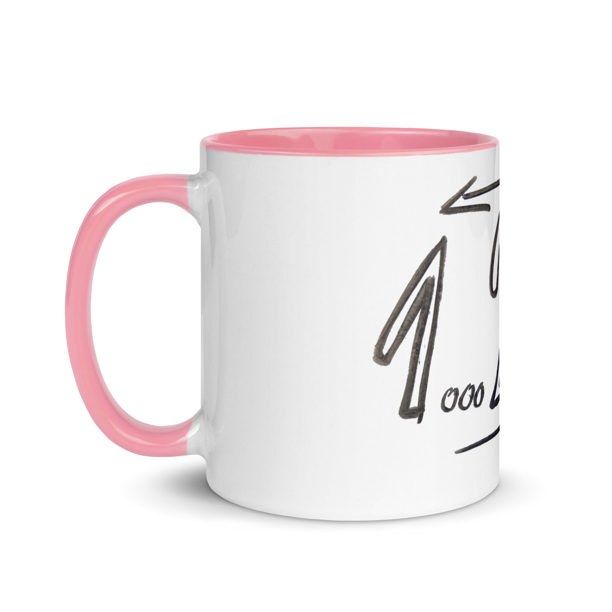 Medes Group color white Mug four 443ml Pink