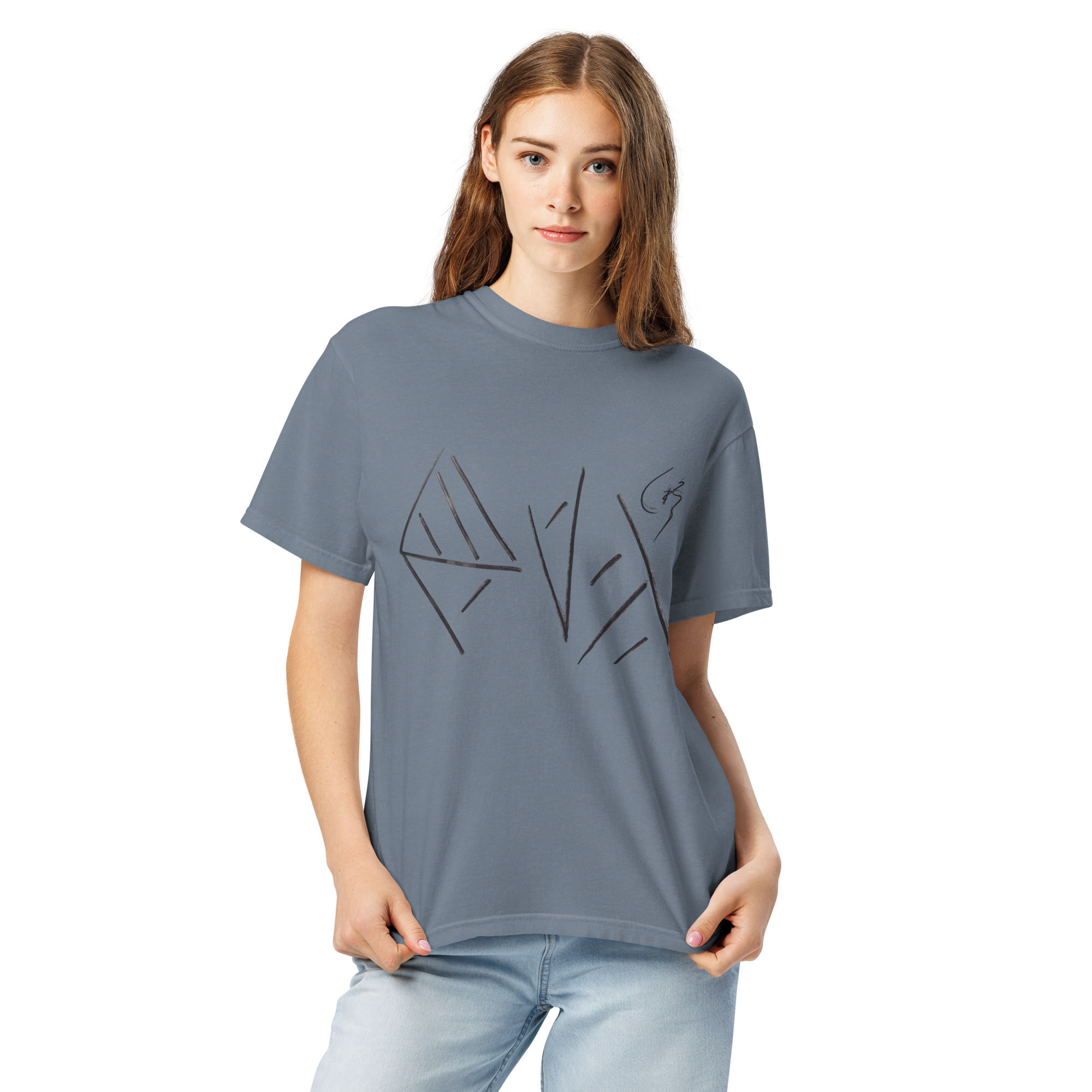 Medes Group Comfort Colors eighteen Unisex T-Shirt blue jean