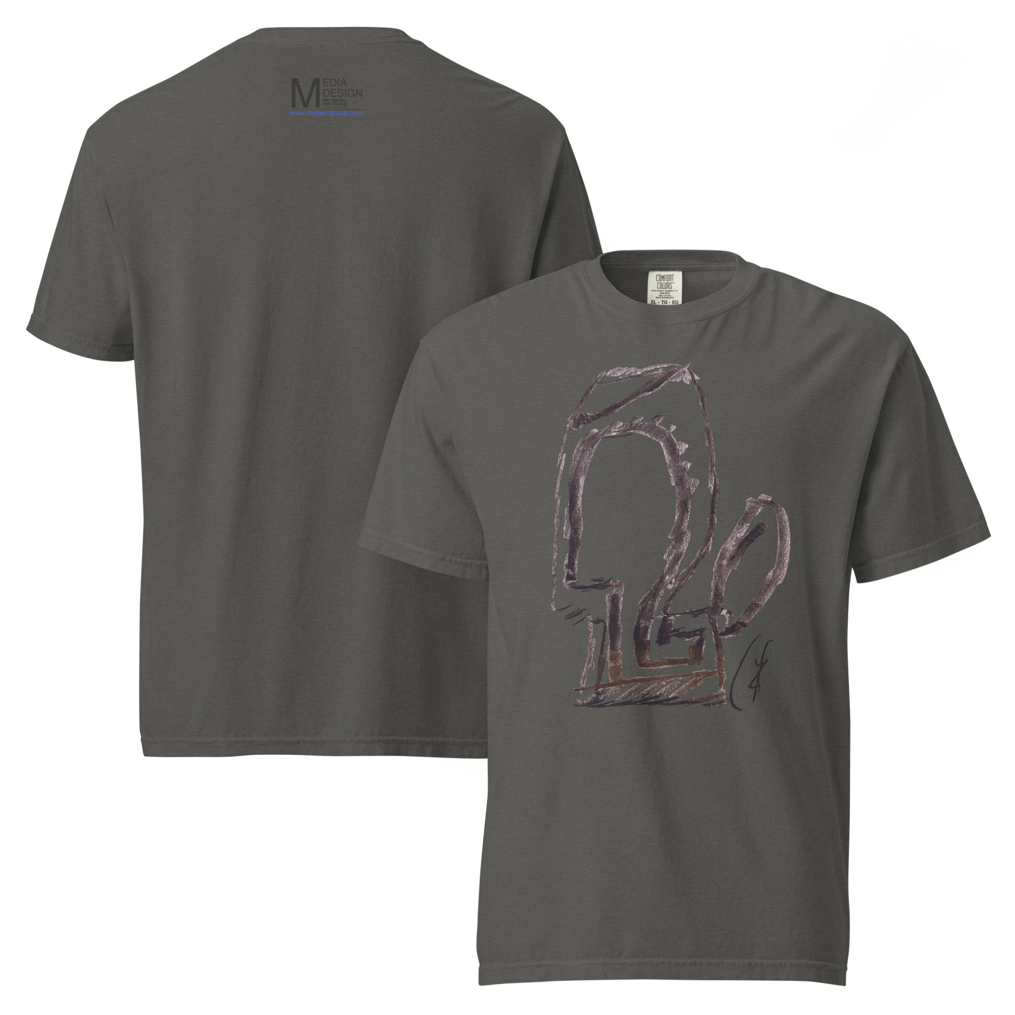 Medes Group Comfort Colors forty-nine Unisex T-Shirt Pepper