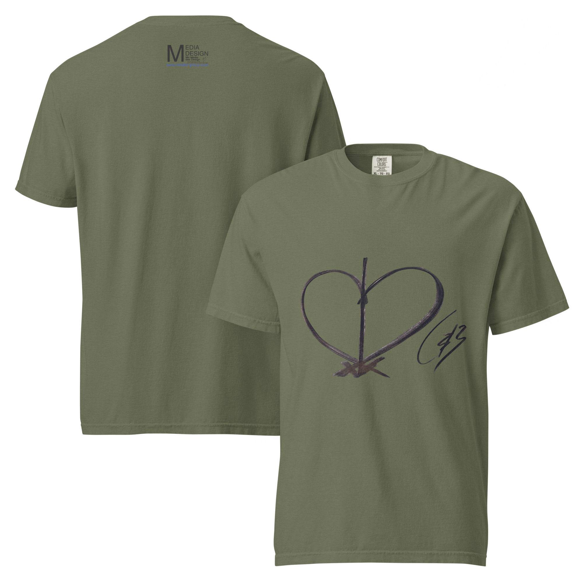 Medes Group Comfort Colors fifty-six Unisex T-Shirt Moss