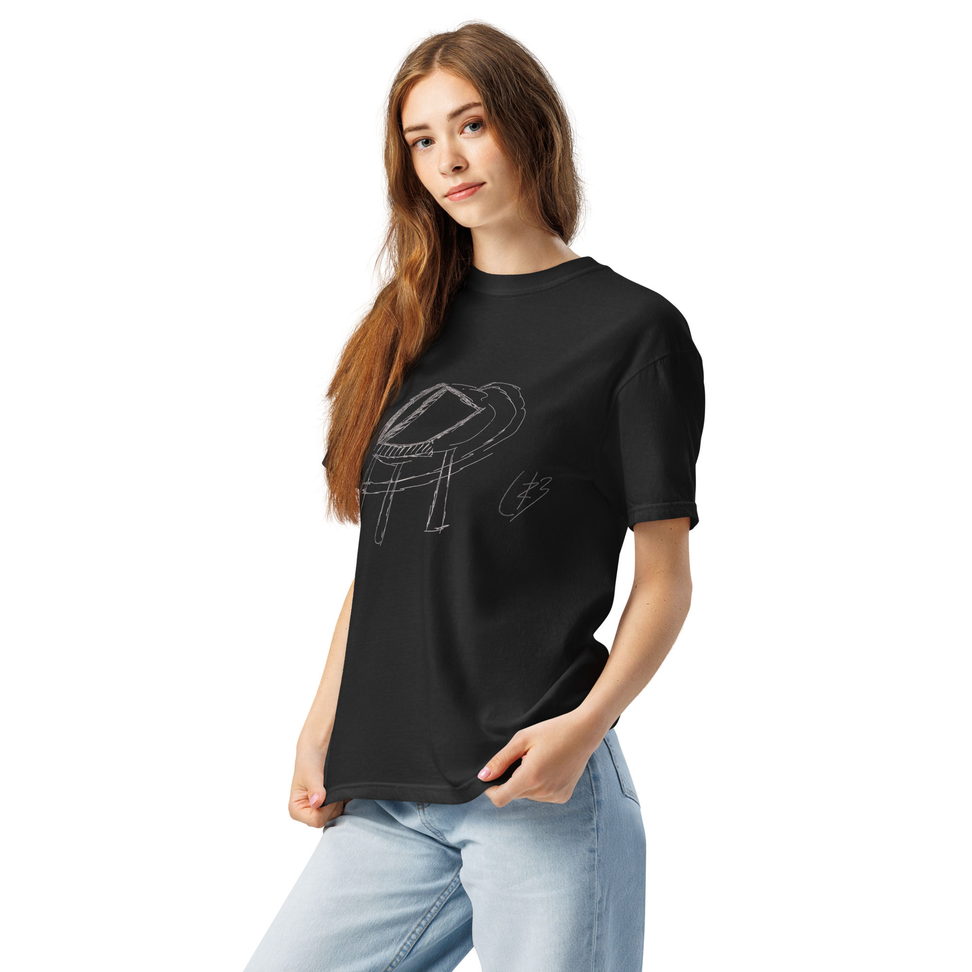 Medes Group Comfort Colors nine T-Shirt black