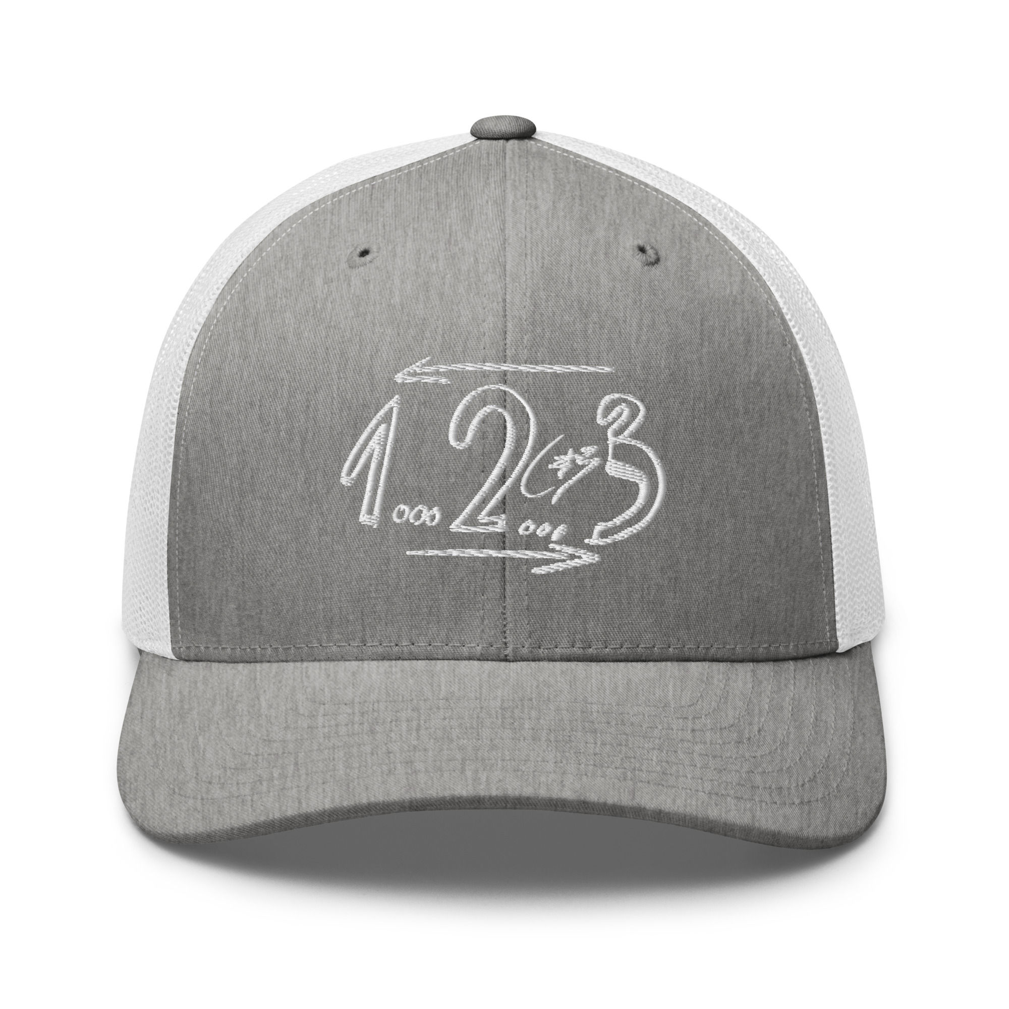 Medes Group Trucker Cap one Heather Grey/White
