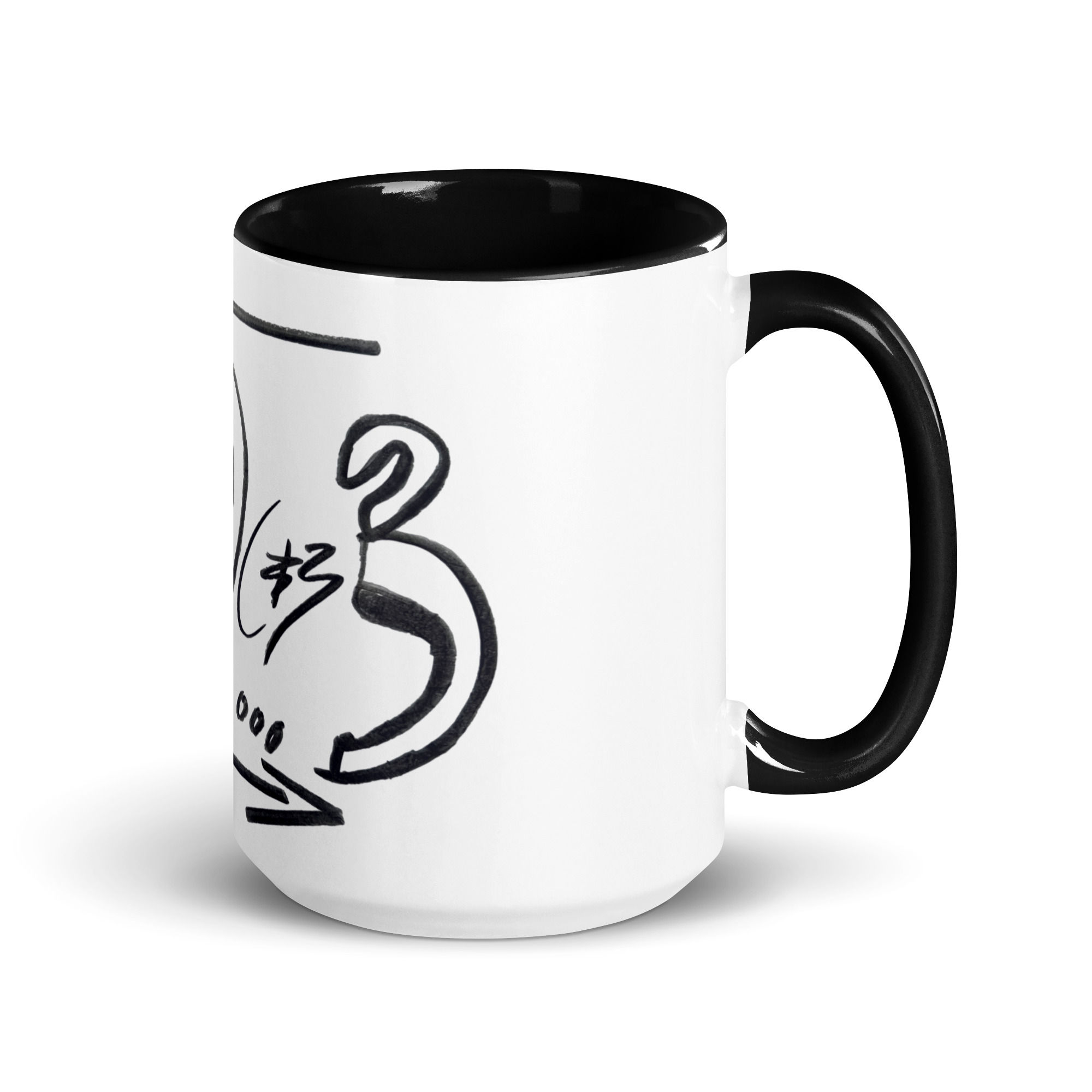Medes Group color white Mug four 300ml Black